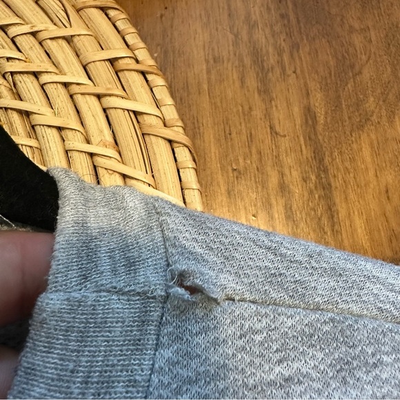 Vintage Spumoni Novelty Cats Reading Sweatshirt Womens Medium Gray White Pink - Picture 9 of 12